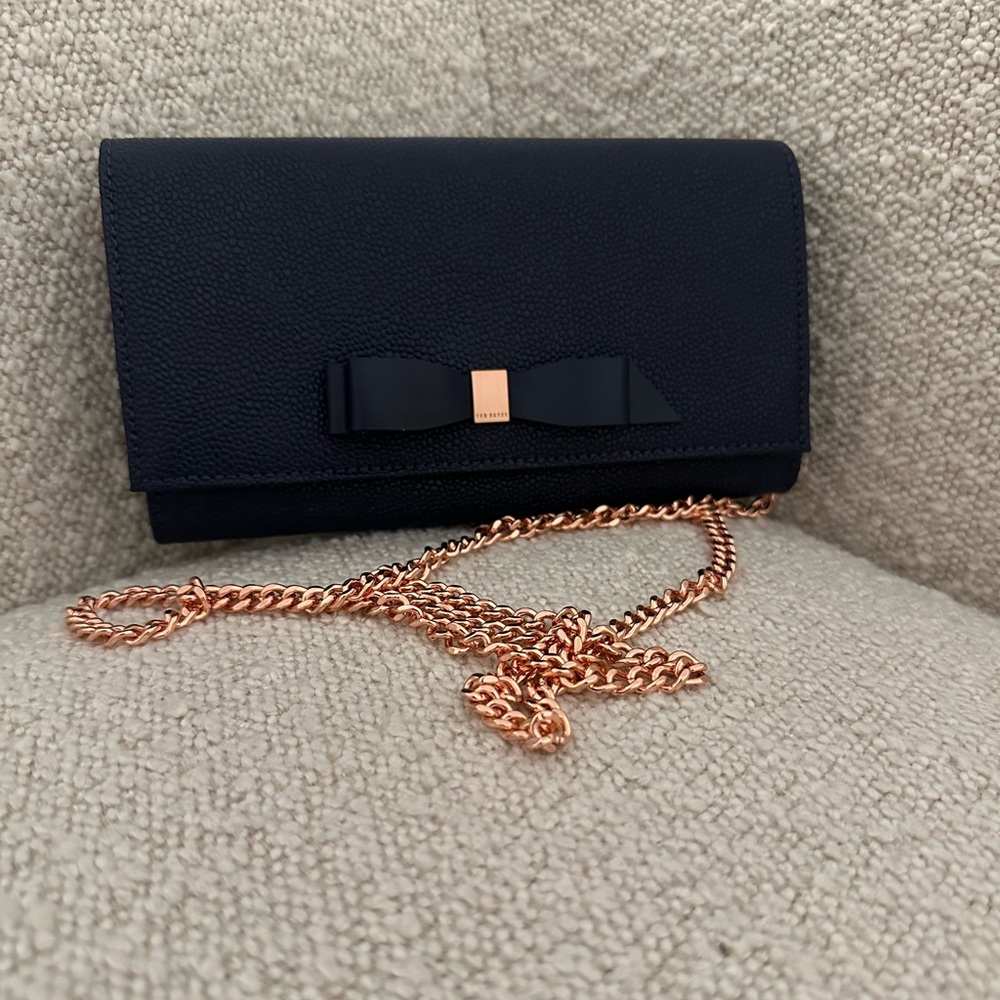 Ted Baker Navy Purse NEW